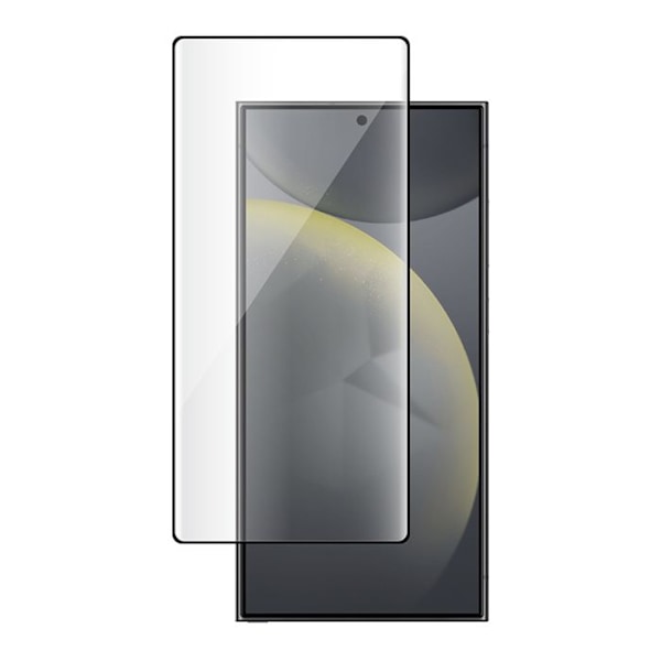 Skærmbeskyttelse til Galaxy S25 Ultra i 2.5D hærdet glas med BigBen Connected transparent applikator Vit
