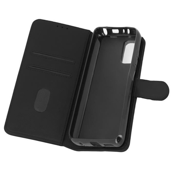 Etui - Xiaomi - Redmi Note 10 Pro - Beskyttelse - Kortholder - Video støtte - Sort Svart