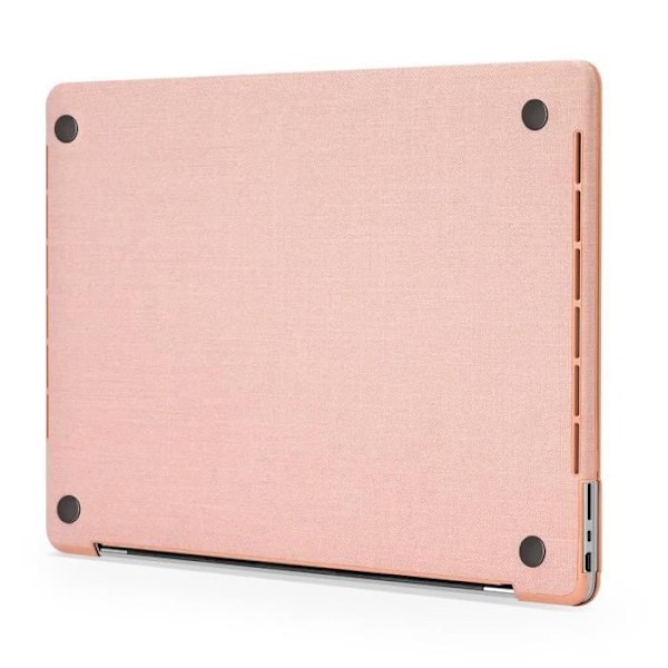 Coque til MacBook Pro 16 2019 Hård Let Finish Stof Ultra blød Incase Powder Pink Rosa