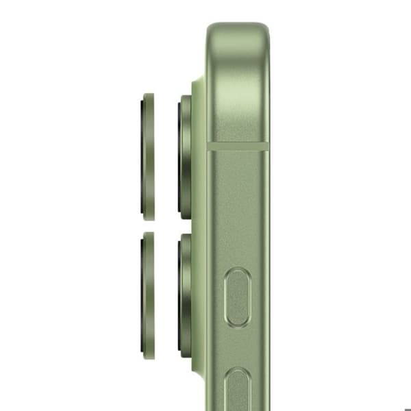 Skydd för objektiv - AVIZAR - iPhone 17 - Härdat glas - Förstärkt kant - Ljust grön Grön