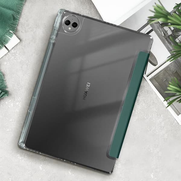 Housse Trifold - Huawei MatePad Pro 13.2 - Mørkegrøn - Stødabsorberende - Multifunktionsstativ Grön