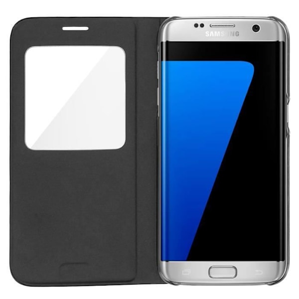 Samsung S View Cover S7 Edge Fodral - Svart