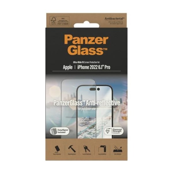 PanzerGlass Anti-Glare Skyddsglas för iPhone 14 Pro