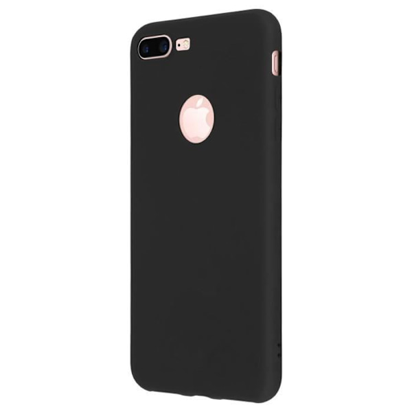 Coque - Forcell - iPhone 7 Plus / 8 Plus - Soft Touch - Silikon Gel - Svart Svart