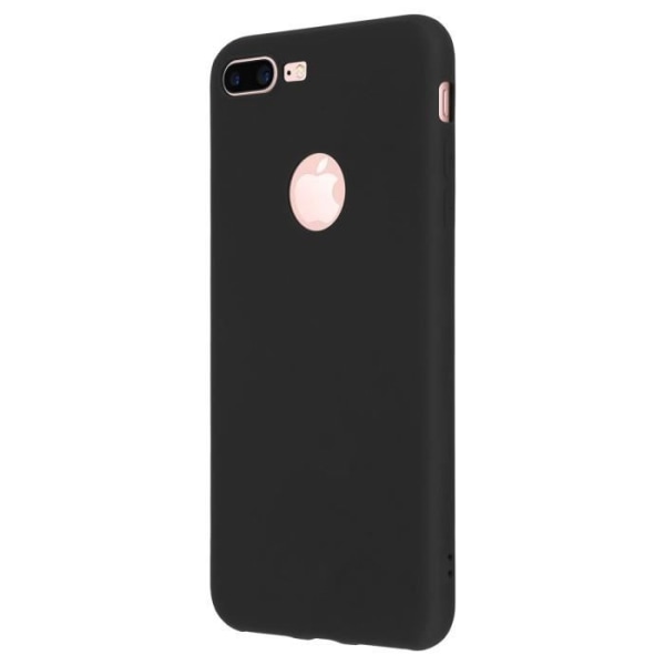 Coque - Forcell - iPhone 7 Plus / 8 Plus - Soft Touch - Silikone Gel - Sort Svart
