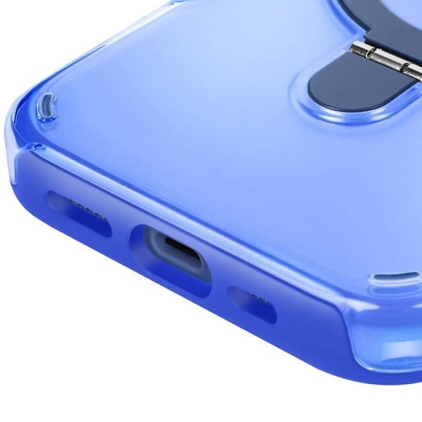 Coque MagSafe för iPhone 16 Plus Stöttålig med Fällbart Stöd Blå Blå