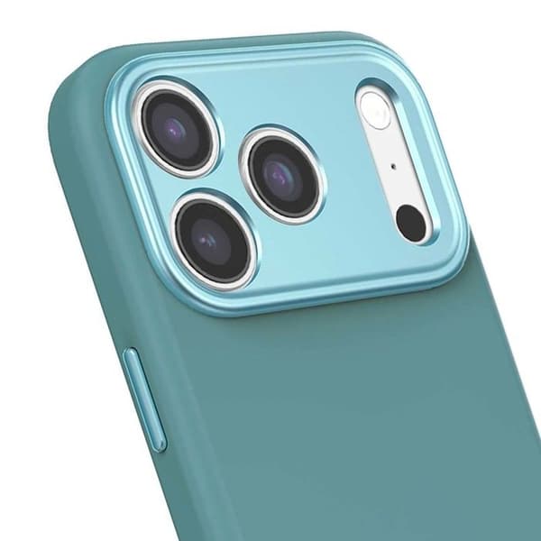 Silicone Skydd - DECODED - iPhone 17 Pro - Antimikrobiell - Kompatibel med MagSafe - Stötskydd Blå