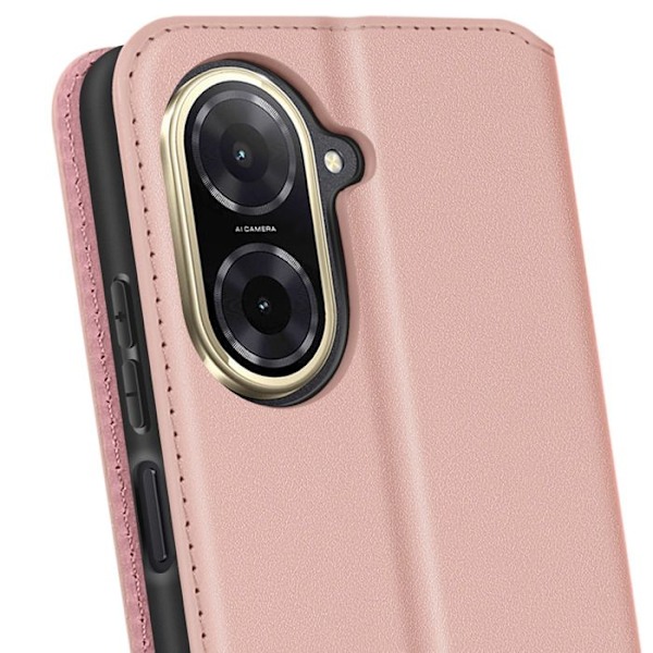 Xiaomi Redmi A5 Klipsipussukka Korttitaskulla ja Video-tuesta Rose Champagne Rosa