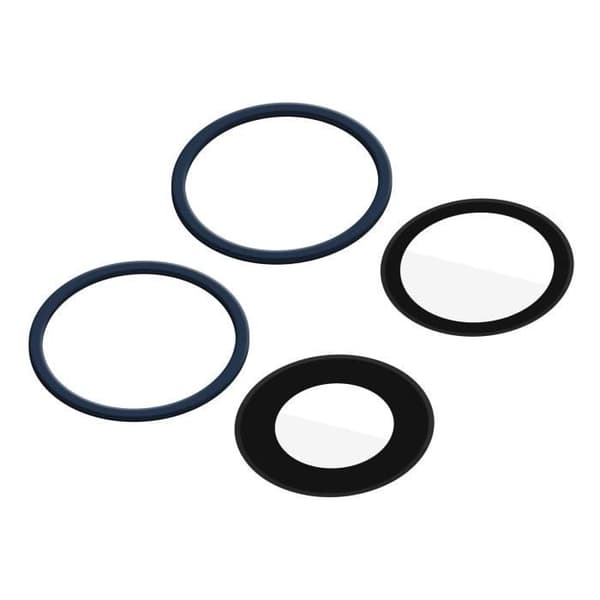 Bagkameraobjektiv til iPhone 12 og 12 Mini - AVIZAR - Night Blue - Beskyttelse og kvalitet Blå
