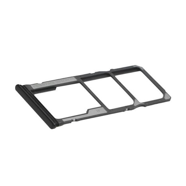 SIM-kortskuffe - Xiaomi - Redmi A3 - Dual Nano SIM - Micro-SD - Sort Svart