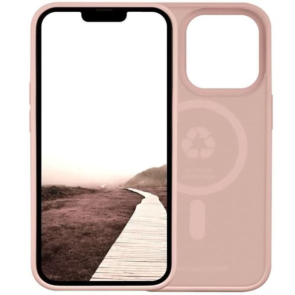 Baksidan - DBRAMANTE1928 - Monaco - iPhone 14 Pro - Rosa - 75% återvunna material Ros