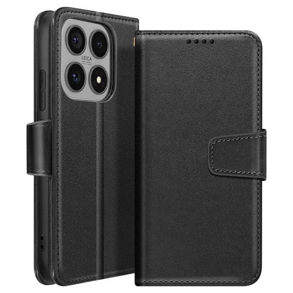 Pungetui til Xiaomi 17 med Foldbar Støttefunktion Sort Svart