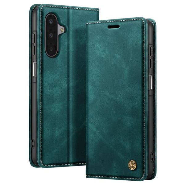 Plånboksfodral för Galaxy A17 Collection CaseMe Vintage Effekt Grön Gran Grön