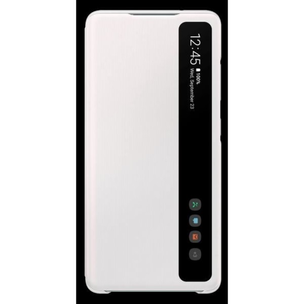 Smart Clear View Cover Hvid S20 FE