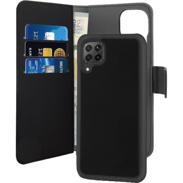 Folio-etui - Puro - Huawei P40 Lite - Hård skal - Magnetisk lukning - Sort