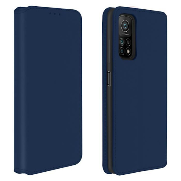 Kotelo - Xiaomi - Mi 10T / Mi 10T Pro - Folio-kotelo - Keinonahka - Sininen Blå
