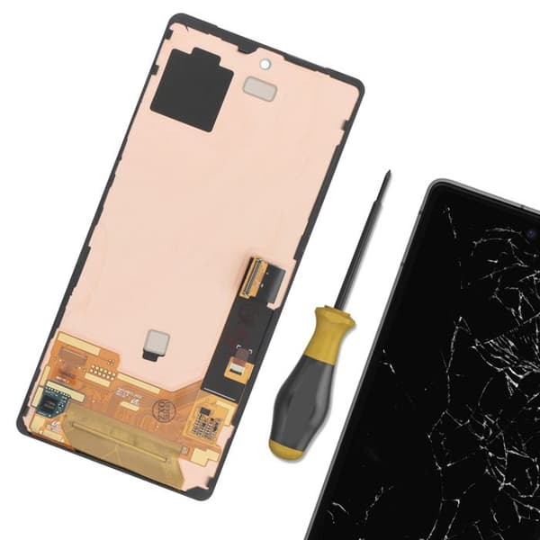 LCD-skærm - ReLife - Google Pixel 7 - Sort - 5,5 tommer - Touch-erstatning Svart