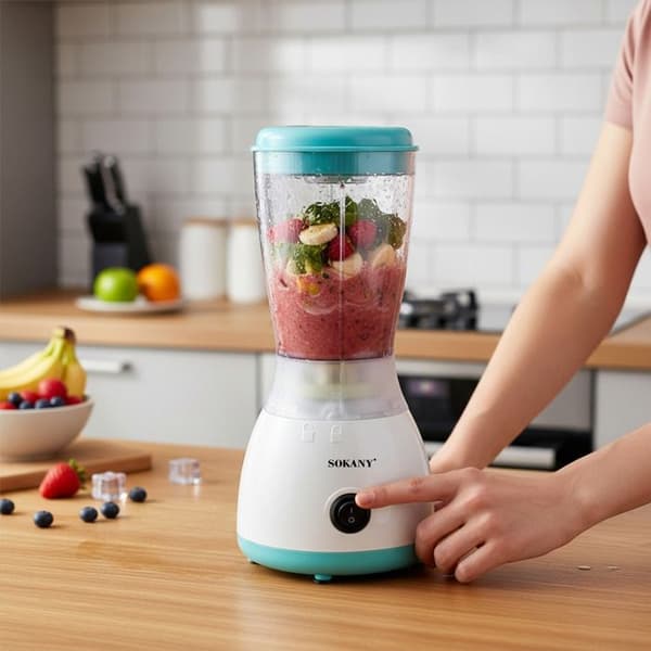 Mini-blender - SOKANY - Sokany - 500ml - 300W - Rustfrie blade Vit