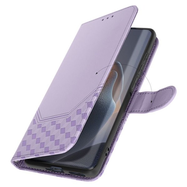 Housse til Motorola Edge 60 Fusion og Edge 60 Pung Motif 3D Lavendel Lila