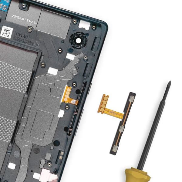 Nappe Painike Virta ja Ääni Samsung Galaxy Tab A8 Kulta Gul