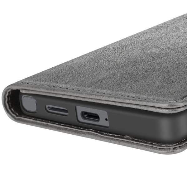 Plånboksetui - Chesterfield - Samsung Galaxy S25 Ultra - Grå - Semihård - Videostöd Grå
