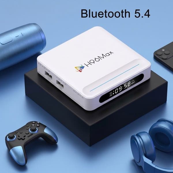 Box TV Multimedia Gateway Android 14 8K UHD 4 Go 128 Go Wi-Fi 6 Vit