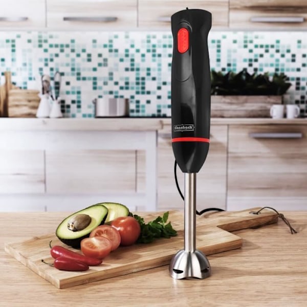 Handmixare - AVIZAR - 300W - Klingen i rostfritt stål - Ergonomisk design - Lätt att rengöra