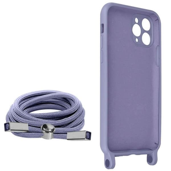 Coque iPhone 11 Pro - AVIZERA - Semi-rigidh - Nylon snöre 80cm - Lavendel - Mixte Lavendel