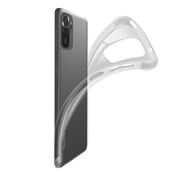 Coque Souple - Akashi - Xiaomi Redmi Note 10 / Note 10s - Transparent - Förstärkta hörn - Rep-resistent Vit