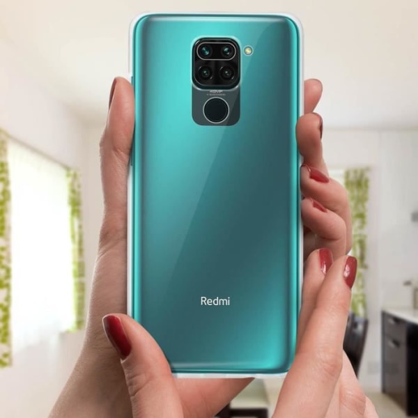 Skyddsfodral - Xiaomi - Redmi Note 9 - Hårt bak - Mjuk front - Vit Vit