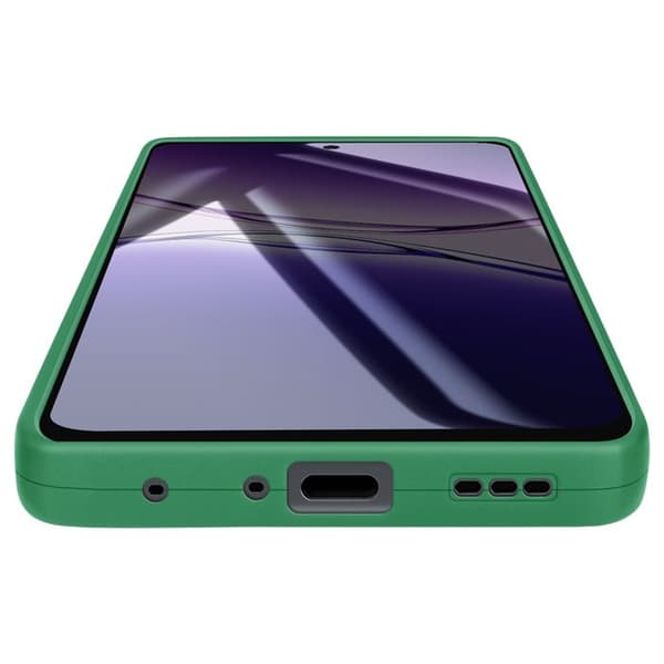 Silikonfodral - AVIZAR - Oppo A5 Pro - Grön - Kameraförstärkning - Optimal Skydd Grön