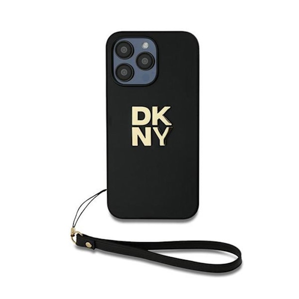 DKNY håndledsrem Stock-logo - etui til iPhone 14 Pro (sort)