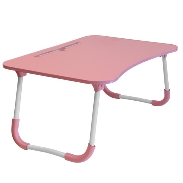 Sängytabell - Monikäyttöinen - Vaaleanpunainen - Korkeus 26 cm - Kootut jalat - Alumiiniseos