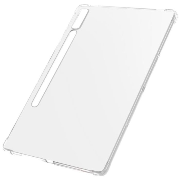 Fodral till Samsung Galaxy Tab S9 Plus Stötsäker Mjuk Classic Bump Transparent Vit