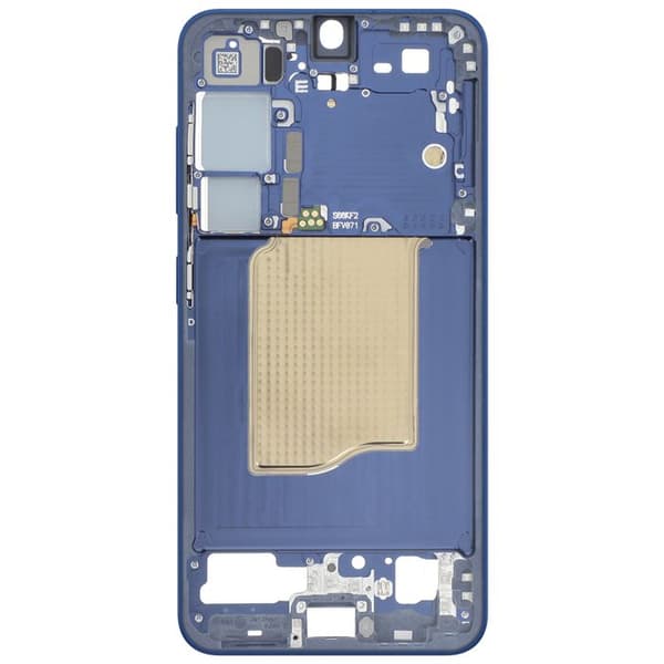 Central Chassis - SAMSUNG - Galaxy S25 - Original - Holdbar - Mørkeblå Blå