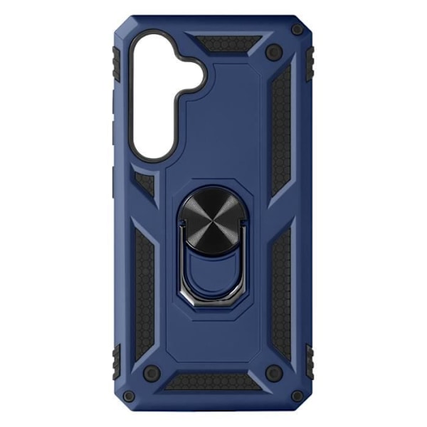 Etui - AVIZAR - Samsung Galaxy S24 - Hybrid - Holdering - Magnetisk støtte Blå