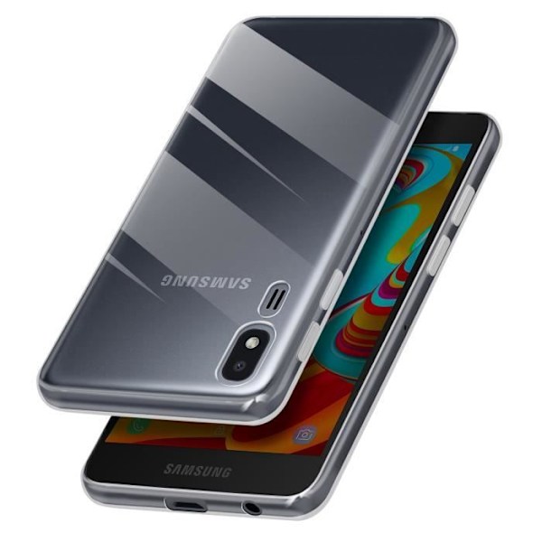 Coque för Samsung Galaxy A2 Core Silikon Mjuk Design Tunn Lätt Transparent Transparent