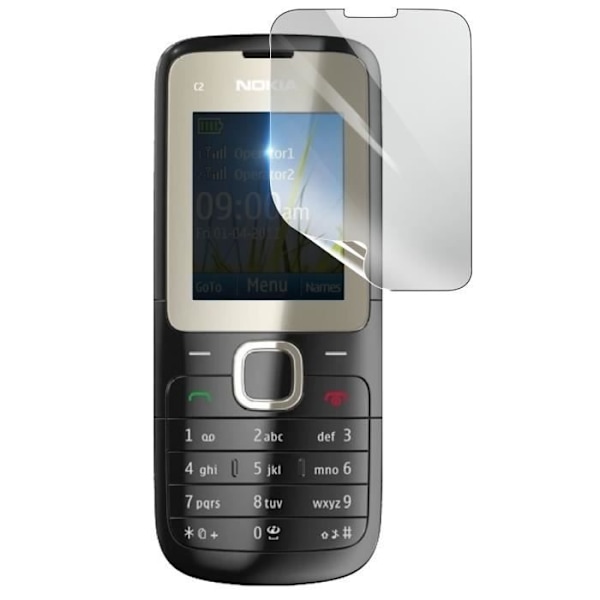 Näytönsuoja - 3MK - Nokia C2-00 - Iskunkestävä Hydrogeeli - Läpinäkyvä - Naarmuuntumaton Transparent