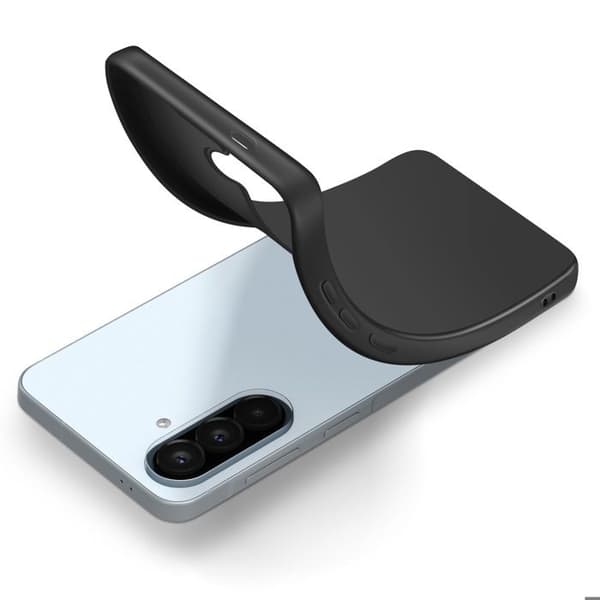 Cover til Galaxy A57 Blød Silikone Beskyttelse Mayaxess Sort Svart