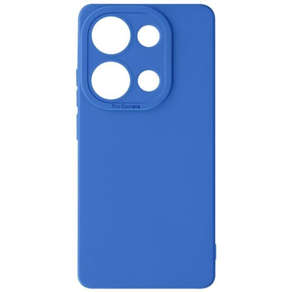 Fodral till Xiaomi Redmi Note 13 Pro 4G - AVIZAR - Matt silikon - Kameraskydd Blå Blå