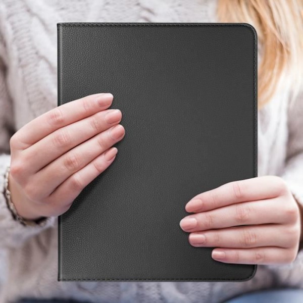 Flip Case iPad Pro 13 2024 Folio Pyörivä 360 Jalusta Musta Svart