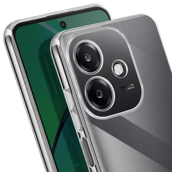 Silicone-fodral för Oppo A40 Transparent akryl baksida Transparent