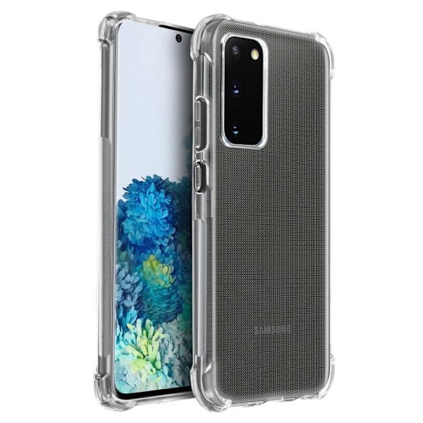 Coque - Akashi - Galaxy S20 - Flexibel - Stötsäker - Transparent Vit Klar vit