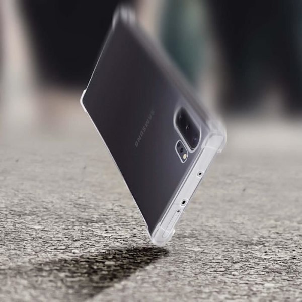 Coque - AVIZAR - Galaxy Note 10 Plus - Silikon Flexibel - Transparent - Ultra-tunn Transparent