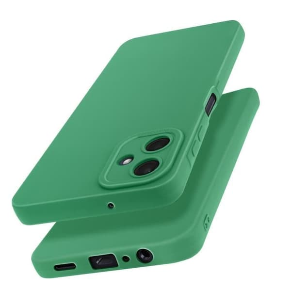 Coque för Samsung Galaxy A06 Silikon Matt Kamerablok Skyddad Grön Grön