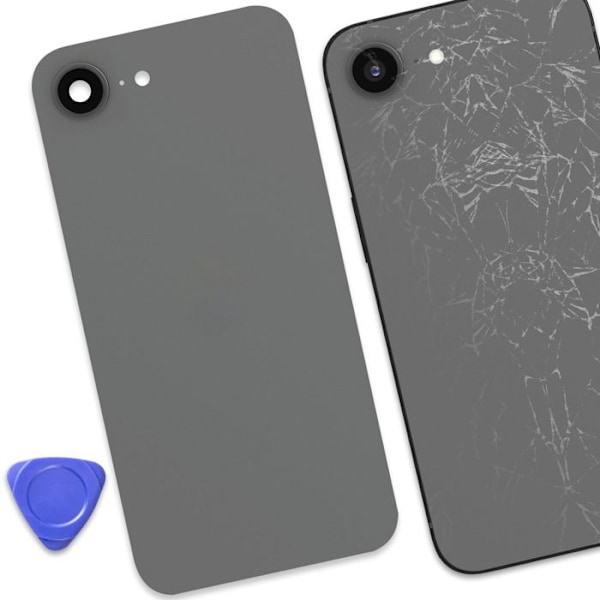 Ersättning baksida för iPhone 16e Svart