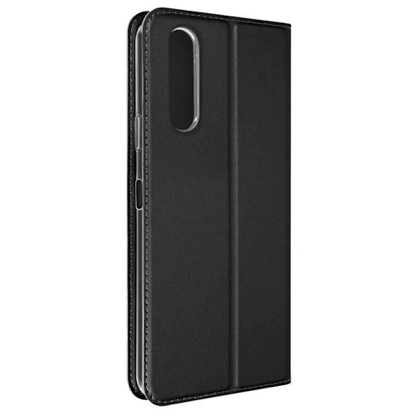 Hus - DUX DUCIS - Sony Xperia 10 IV - Øko-læder sort - Video støtte - Kort opbevaring Svart