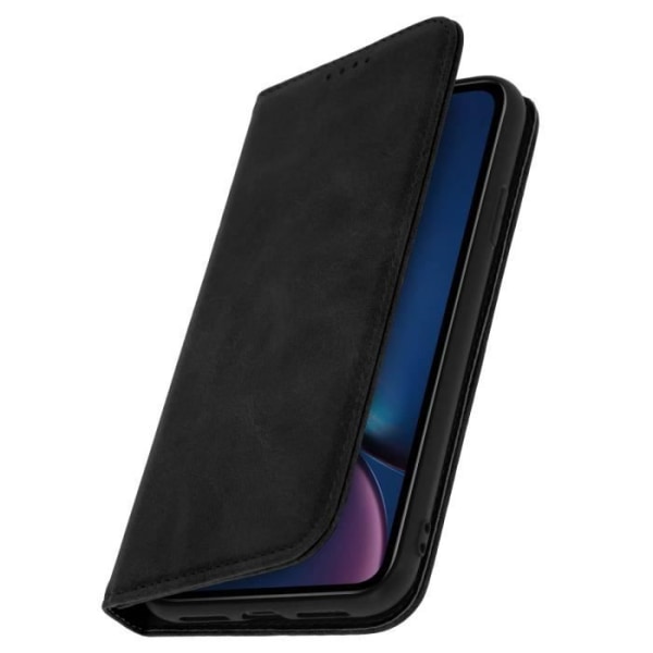 iPhone XR - Määrittämätön - Korttitaskutasku - Silikoni Geeli - Musta - Vintage Svart