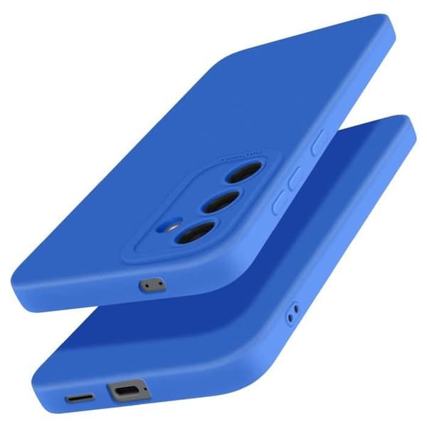 Coque - Samsung - Galaxy S25 Plus - Silikone Blød - Kamera Blok Beskyttet - Blå Blå