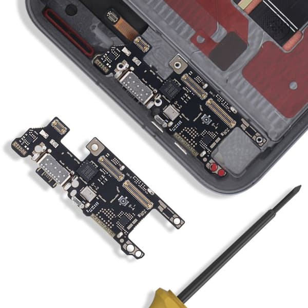 USB-C Opladerstik - AVIZAR - Honor Magic7 Pro - Sort - SIM-kortlæser - Indbygget mikrofon Svart